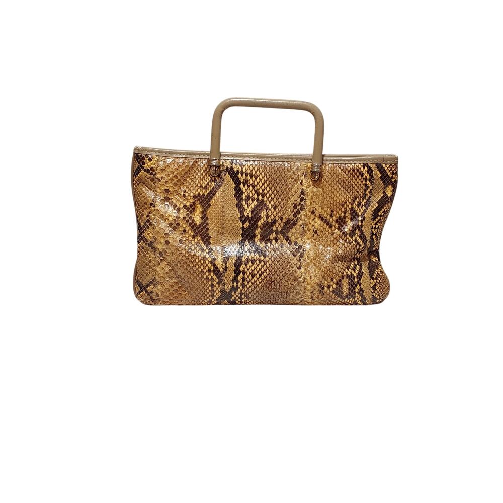 vintage python snakeskin hand bag